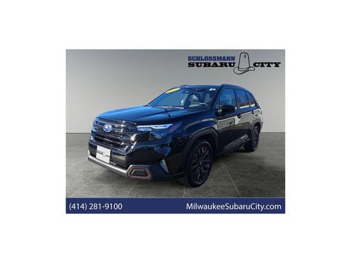 Crystal Black Silica 2025 Subaru Forester Sport