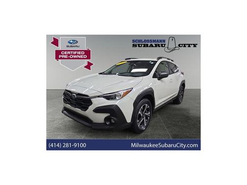 Crystal White Pearl 2024 Subaru Crosstrek Premium