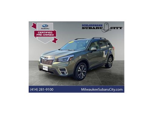 Jasper Green Metallic 2021 Subaru Forester Limited