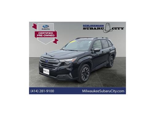 Crystal Black Silica 2025 Subaru Forester Premium