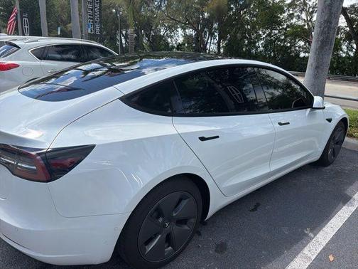 Pearl White Multi 2021 Tesla Model 3 Standard Range Plus