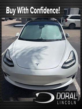 Pearl White Multi 2021 Tesla Model 3 Standard Range Plus