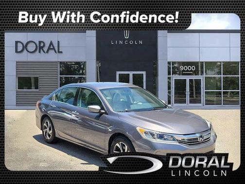 Modern Steel Metallic 2017 Honda Accord LX