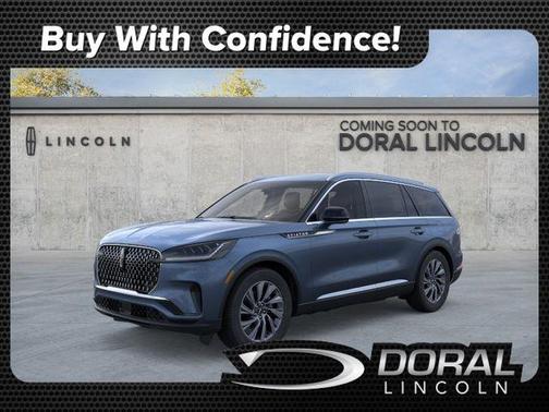Blue Metallic 2026 Lincoln Aviator Premiere