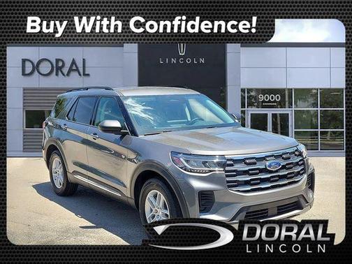 Gray Metallic 2025 Ford Explorer Active