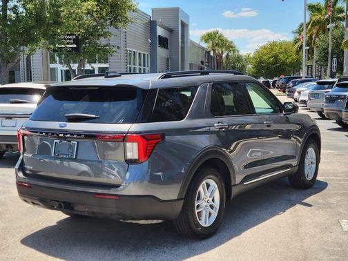 Gray Metallic 2025 Ford Explorer Active