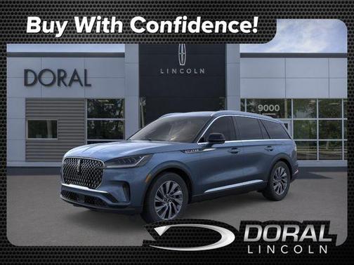 Blue Metallic 2026 Lincoln Aviator Premiere