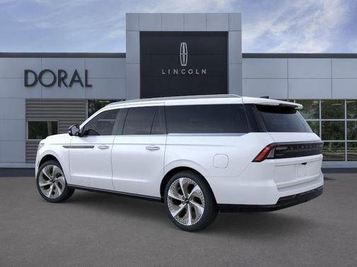 White Metallic 2026 Lincoln Navigator L Black Label