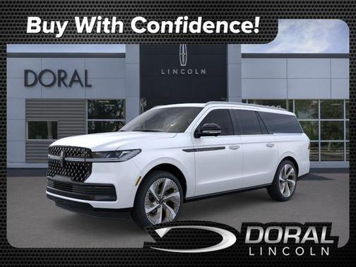 White Metallic 2026 Lincoln Navigator L Black Label