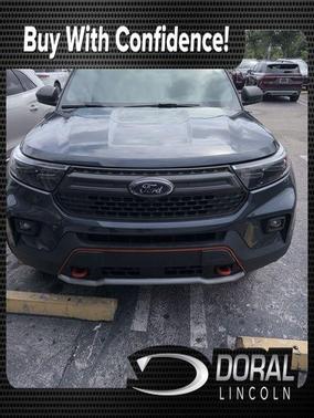 Blue Metallic 2022 Ford Explorer Timberline
