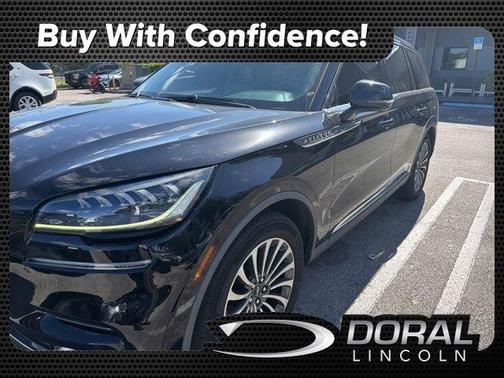 Black 2021 Lincoln Aviator Reserve RWD