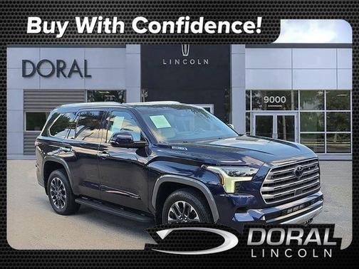 Midnight Black Metallic 2025 Toyota Sequoia SR5