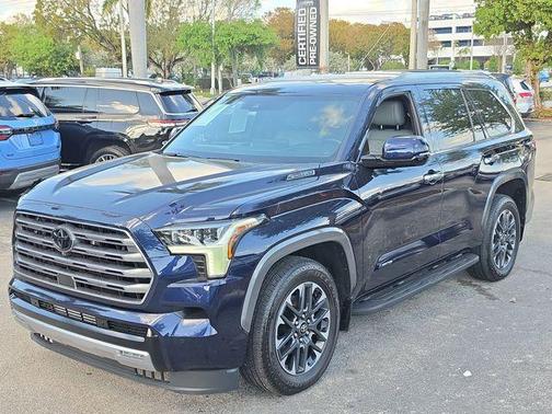 Midnight Black Metallic 2025 Toyota Sequoia SR5