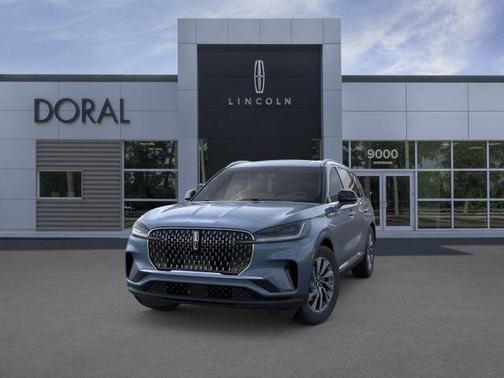 Blue Metallic 2026 Lincoln Aviator Premiere