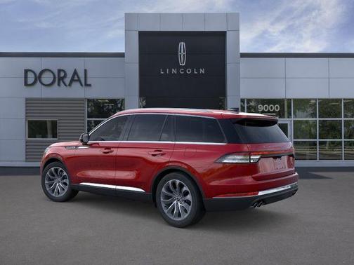Red 2026 Lincoln Aviator Premiere