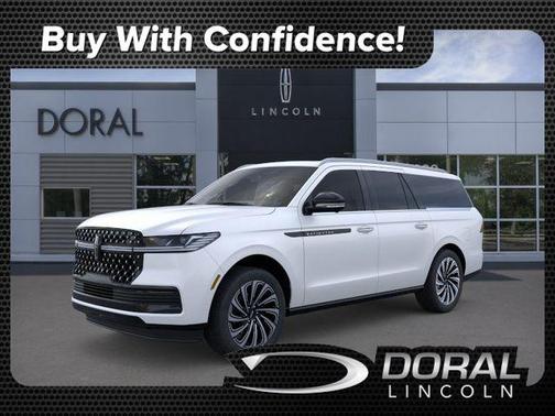 White Metallic 2026 Lincoln Navigator L Black Label