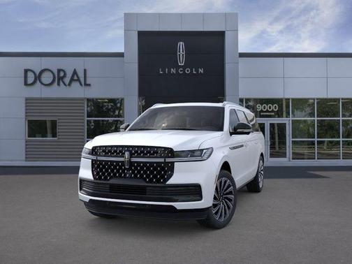 White Metallic 2025 Lincoln Navigator L Black Label