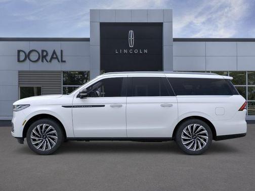 White Metallic 2025 Lincoln Navigator L Black Label