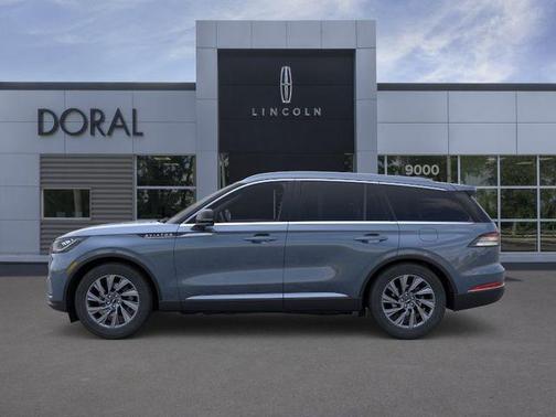 Blue Metallic 2026 Lincoln Aviator Premiere
