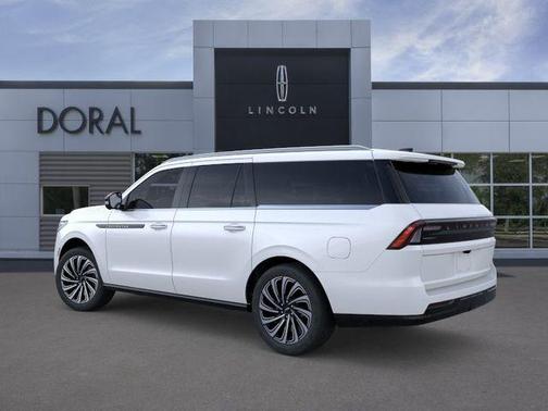 White Metallic 2025 Lincoln Navigator L Black Label