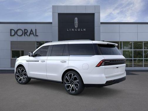 White Metallic 2026 Lincoln Navigator Black Label
