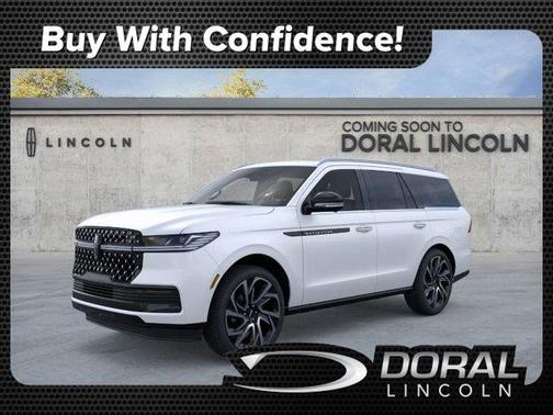 White Metallic 2026 Lincoln Navigator Black Label