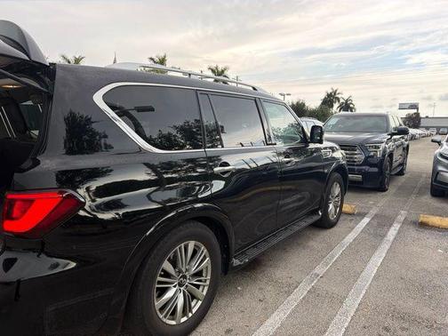 Black Obsidian 2019 INFINITI QX80 Luxe