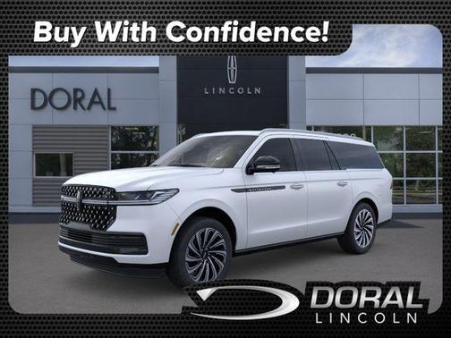 Crystal White 2026 Lincoln Navigator L Black Label