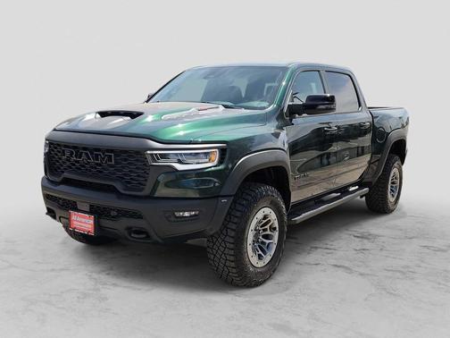 Serrano Green Metallic 2026 RAM 1500 RHO Crew Cab 4x4 5'7' Box