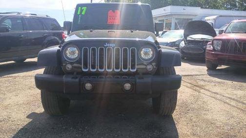 BLACK 2017 Jeep Wrangler Unlimited Sahara
