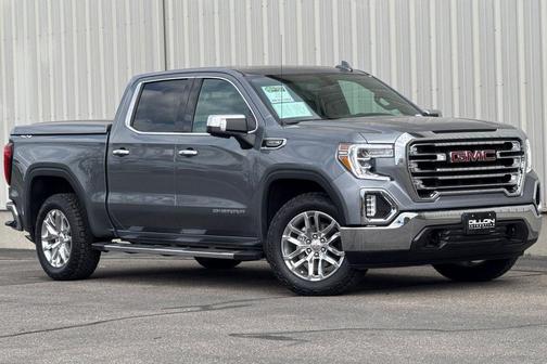 Satin Steel Metallic 2021 GMC Sierra 1500 SLT