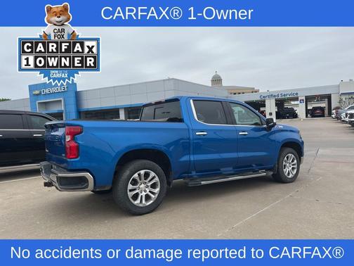 Glacier Blue Metallic 2022 Chevrolet Silverado 1500 LTZ