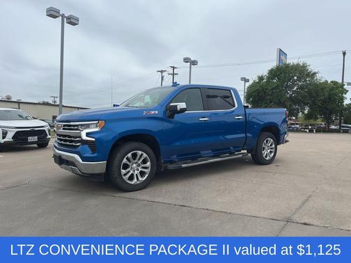 Glacier Blue Metallic 2022 Chevrolet Silverado 1500 LTZ
