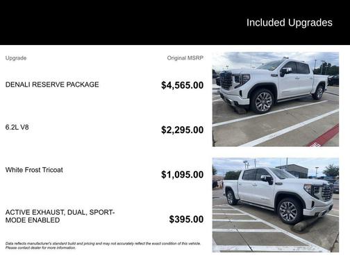 White Frost Tricoat 2024 GMC Sierra 1500 Denali