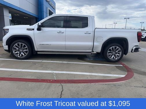 White Frost Tricoat 2024 GMC Sierra 1500 Denali