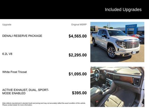 White Frost Tricoat 2024 GMC Sierra 1500 Denali