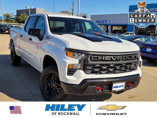 Summit White 2023 Chevrolet Silverado 1500 Custom Trail Boss