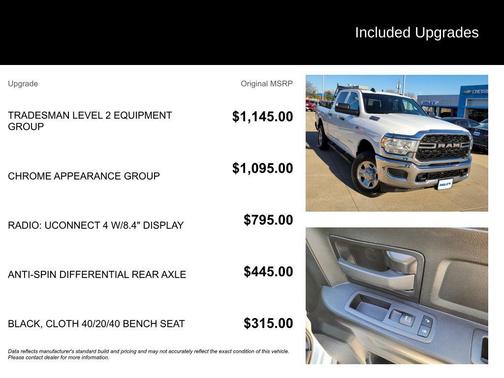 2021 RAM 2500 Tradesman Crew Cab 4x4 6'4' Box