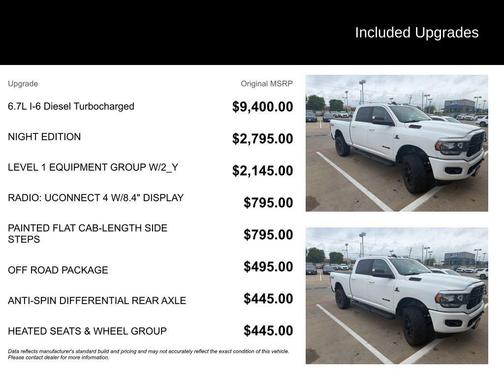 2021 RAM 2500 Lone Star Crew Cab 4x4 6'4' Box