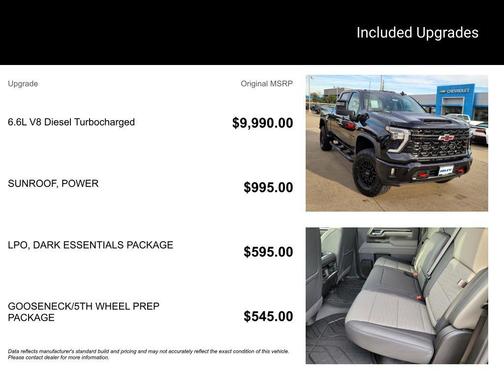 2026 Chevrolet Silverado 2500 Crew Cab, Standard Bed, XR2, 4WD