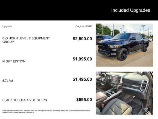Diamond Black Crystal Pearlcoat 2020 RAM 1500 Big Horn/Lone Star