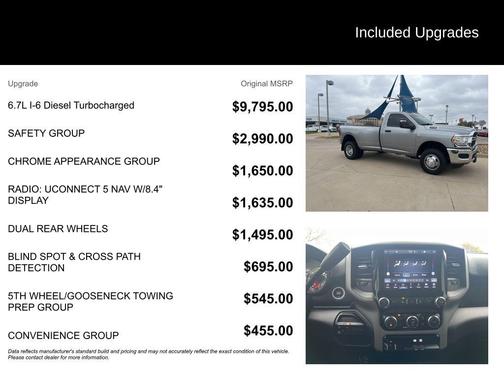 2024 RAM 3500 Tradesman Regular Cab 4x4 8' Box