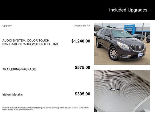 Iridium Metallic 2017 Buick Enclave Leather