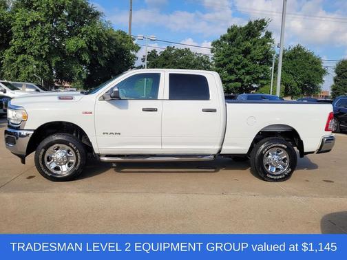 Bright White Clearcoat 2021 RAM 2500 Tradesman Crew Cab 4x4 6'4' Box