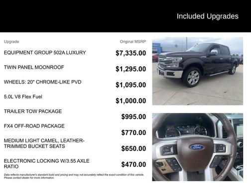 Magma Red 2018 Ford F-150 Lariat
