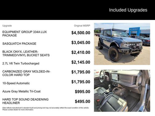 Azure Gray Metallic Tri-Coat 2025 Ford Bronco Badlands