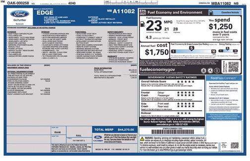 2021 Ford Edge ST Line