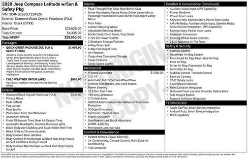 2020 Jeep Compass Latitude