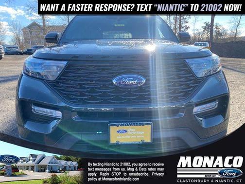 FORGED GREEN METALLIC 2022 Ford Explorer ST-Line