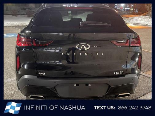 Black Obsidian 2022 INFINITI QX55 ESSENTIAL